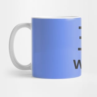 Chinese Surname Wong 王 Mug